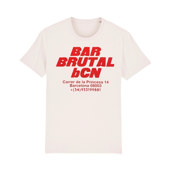 NWOT Bar Brutal BCN t-shirt in size US S/EU M - Picture 1 of 7